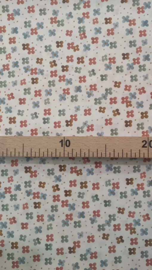 Tecido 100% Algodão | Estampado Infantil | Florzinha - Imagen 3