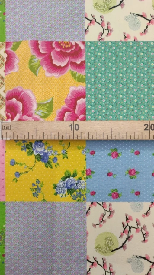 Tecido 100% Algodão | Half Panamá | Estampado | Patchwork - Imagen 3