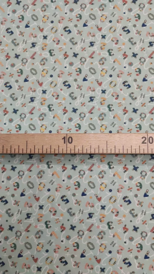 Tecido Algodão | Estampado Infantil | 100% Algodão Orgânico | Coleção Aula - Image 3
