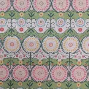 Tecido Algodão | Estampado | 100% Algodão Orgânico | Coleção Lino Happy