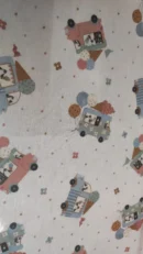 Tecido Plastificado | Estampado Infantil | Carrinha dos Gelados