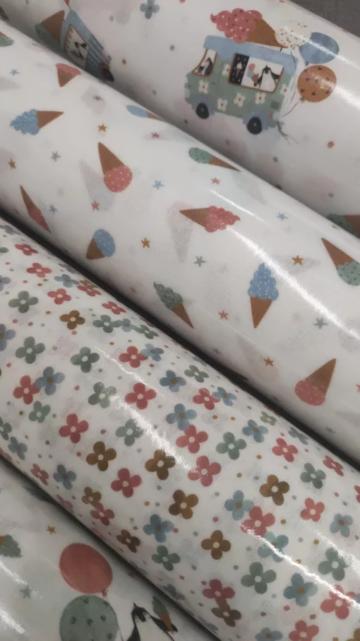 Tecido Plastificado | Estampado Infantil | Carrinha dos Gelados - Image 2