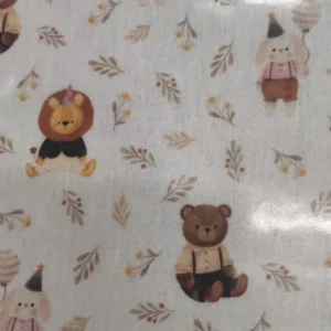 Tecido Plastificado | Estampado Infantil | Aniversário na Selva