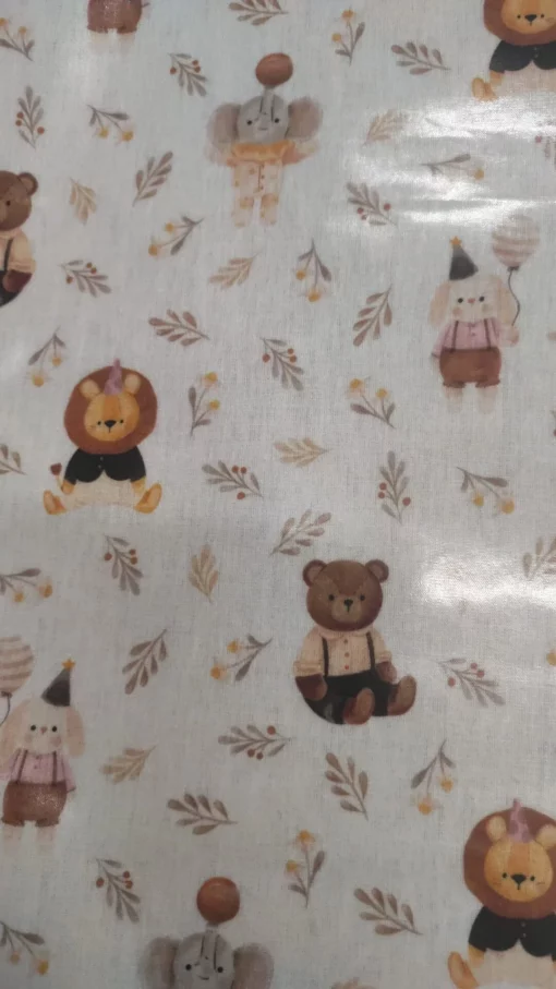 Tecido Plastificado | Estampado Infantil | Aniversário na Selva
