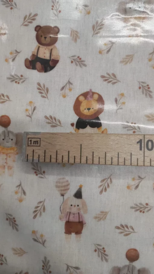Tecido Plastificado | Estampado Infantil | Aniversário na Selva - Image 3