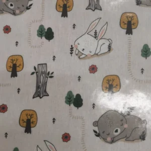Tecido Plastificado | Estampado Infantil | Bosque