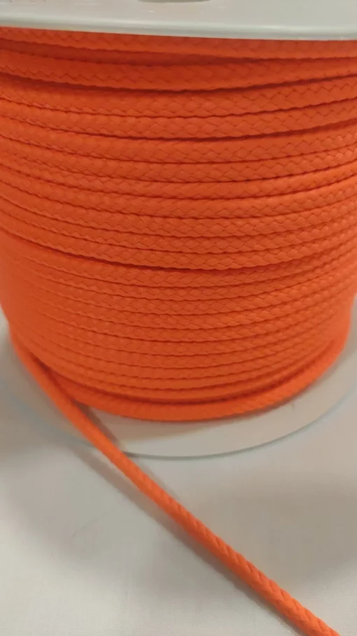 Cordão de Algodão | 4MM | Laranja Fluorescente (269 F)