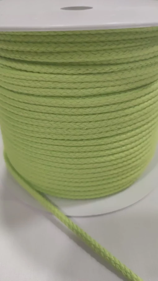Cordão de Algodão | 4MM | Verde Fluorescente (234 F)