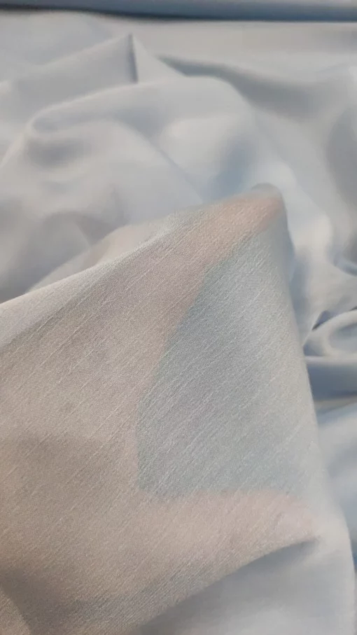 Tecido Confeção | Vestuário | Chiffon | Azul Bebé (39) - Image 6