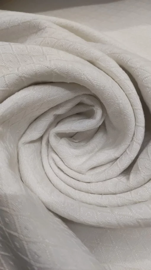 Tecido Loneta | Jacquard | Relevo | Cru - Image 3