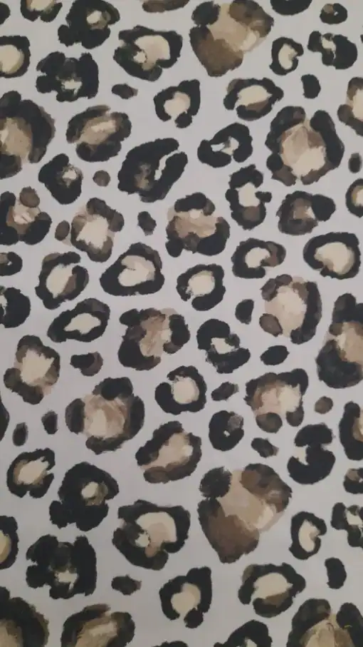 Tecido Canvas | 100% Algodão | Estampado Poppy | Animal Print