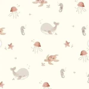 Tecido Aqua Protect | Raincoat | Impermeável | Estampado Infantil | Oceano