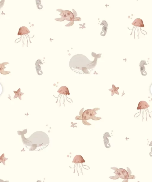 Tecido Aqua Protect | Impermeável | Estampado Infantil | Oceano