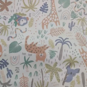 Tecido PVC | Estampado Infantil | Animais da Selva