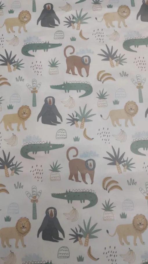Tecido PVC | Estampado Infantil | Animais da Selva