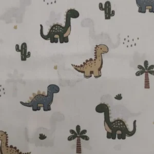 Tecido 100% Algodão | Estampado Infantil | Dinossauros