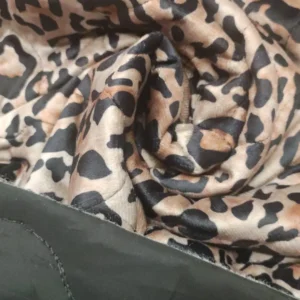 Tecido Acolchoado | Aveludado | Dupla Face | Print Animal | Leopardo