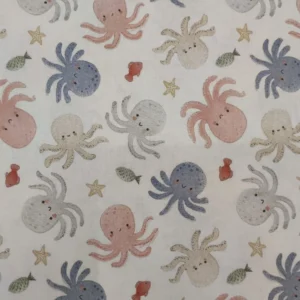 Tecido 100% Algodão | Estampado Infantil | Polvos