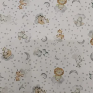 Tecido 100% Algodão | Estampado Infantil | Animais da Selva