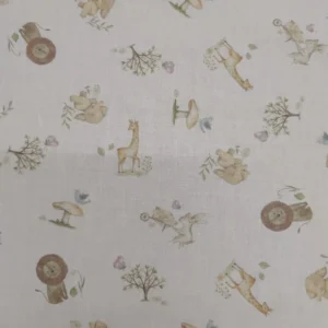 Tecido 100% Algodão | Estampado Infantil | Animais da Selva