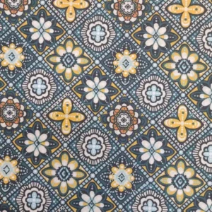 Tecido 100% Algodão | Estampado | Geométrico Floral