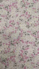 Tecido 100% Algodão | Estampado | Floral (Fundo Lilás)