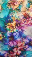 Tecido 100% Algodão | Estampado | Floral
