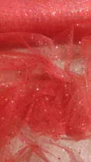 Tulle com Brilhantes | Extra Brilho | Carnaval | Vermelho(4)