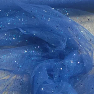 Tulle com Brilhantes | Extra Brilho | Carnaval | Azulão(14)