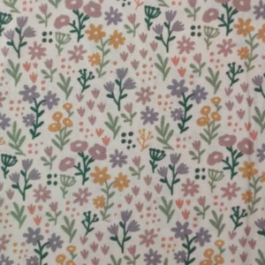 Tecido 100% Algodão | Estampado Infantil | Coleção Little Bird | Flores