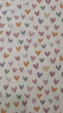 Tecido 100% Algodão | Estampado Infantil | Coleção Little Bird | Corações