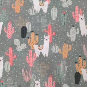 Tecido 100% Algodão | Estampado Infantil | Coleção Lhama