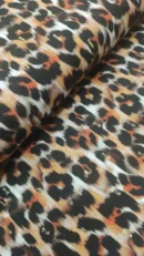 Tecido Confeção | Vestuário | Viscose Lurex | Estampado Digital | Print Animal