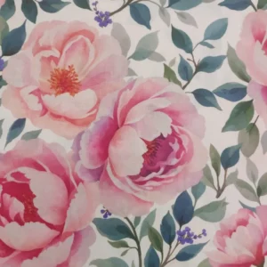 Tecido Confeção | Vestuário | Viscose Radiance | Estampado Digital | Rosas