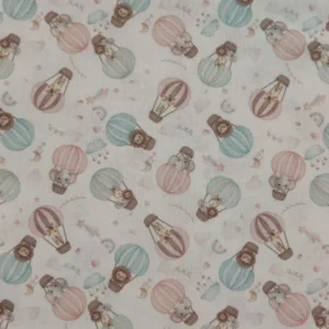 Tecido 100% Algodão | Estampado Infantil | Selva no Balão
