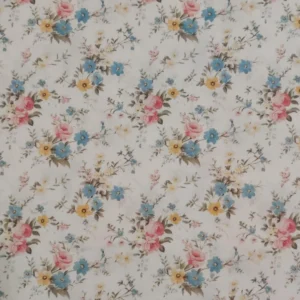 Tecido 100% Algodão | Estampado Digital  | Floral Delicado