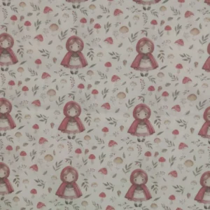 Tecido 100% Algodão | Estampado Infantil | Capuchinho Vermelho
