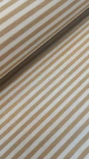 Tecidos Resinados | Estampado | Linho Alentejano | Riscas 5MM | Dourado(55)