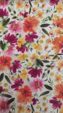 Tecido Confeção | Vestuário | Viscose Satin | Estampado Digital | Floral