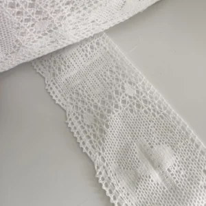 Renda de Algodão | Crochê | Branco | Ref. R-222