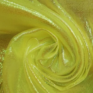 Organza | Crinkle Irise | Carnaval/Marchas Populares | Brilho | Amarelo 7
