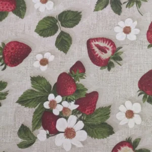 Tecidos Resinados | Estampado | Morangos