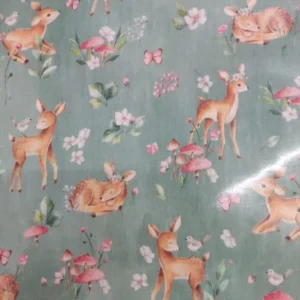 Tecido Plastificado | Estampado Infantil | Bambi