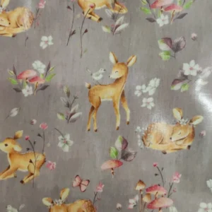 Tecido Plastificado | Estampado Infantil | Bambi