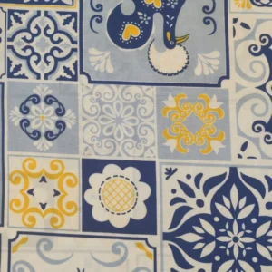 Atoalhado | 100% Poliéster | Estampado | Típico Português | Azulejo