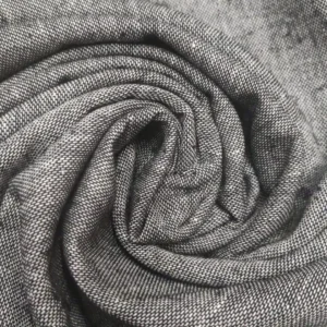 Tecido Decoração/Vestuário | Aspeto Linho | Liso | Preto