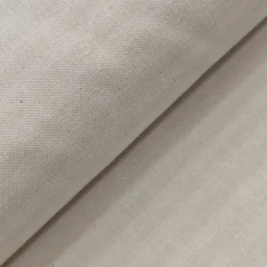 Tecido Decoração | Linho Alentejano | Estampado | Risca Fina | Champagne/Cru (C01)