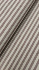 Tecido Decoração | Linho Alentejano | Estampado | Risca Fina | Bordô/Cru (C18)