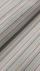 Tecido Decoração | Linho Alentejano | Estampado | Riscas | Multicolorido (3MM)
