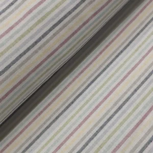 Tecido Decoração | Linho Alentejano | Estampado | Riscas | Multicolorido (3MM)
